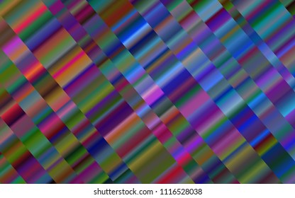 Dark Blue, Red vector texture with colored lines. Lines on blurred abstract background with gradient. Smart design for your business advert.