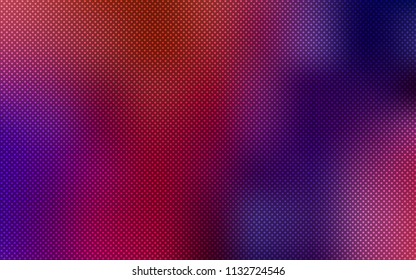 Dark Blue, Red vector texture with disks. Blurred bubbles on abstract background with colorful gradient. Completely new template for your brand book.