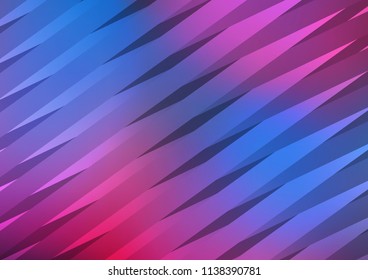 Dark Blue, Red vector texture with colored lines. Lines on blurred abstract background with gradient. The pattern can be used for websites.