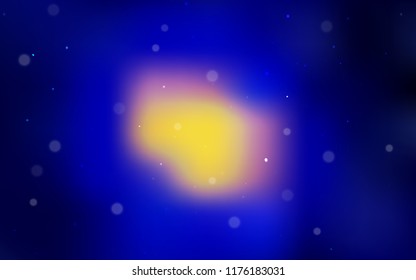 Dark Blue, Red vector texture with disks. Glitter abstract illustration with blurred drops of rain. Pattern can be used for beautiful websites.