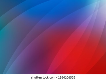 Dark Blue, Red vector texture with colored lines. Glitter abstract illustration with colored sticks. Smart design for your business advert.