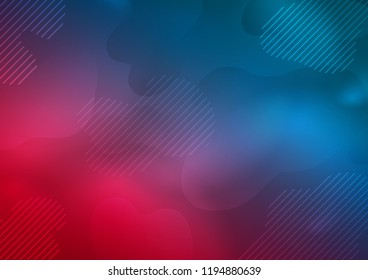 Dark Blue, Red vector texture with colored lines. Shining colored illustration with narrow lines. The template can be used as a background.
