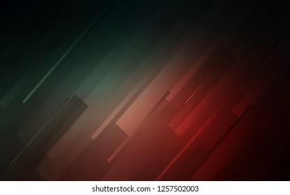 Dark Blue, Red vector texture with colored lines. Shining colored illustration with sharp stripes. Best design for your ad, poster, banner.