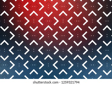 Dark Blue, Red vector texture with colored lines. Modern geometrical abstract illustration with staves. The pattern can be used for websites.