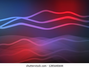 Dark Blue, Red vector texture with colored lines. Blurred decorative design in simple style with lines. The pattern can be used for busines ad, booklets, leaflets