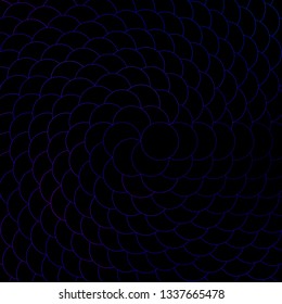Dark Blue, Red vector texture with circles. Abstract colorful disks on simple gradient background. Pattern for booklets, leaflets.