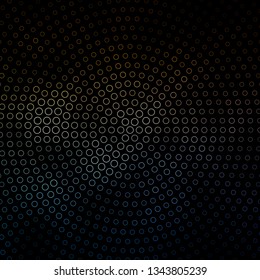 Dark Blue, Red vector texture with circles. Colorful illustration with gradient dots in nature style. Pattern for wallpapers, curtains.