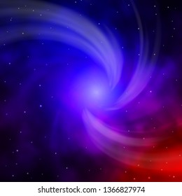 Dark Blue, Red vector texture with beautiful stars. Modern geometric abstract illustration with stars. Pattern for new year ad, booklets.