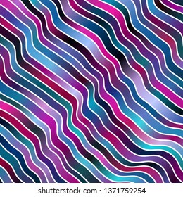 Dark Blue, Red vector texture with curves. Bright illustration with gradient circular arcs. Pattern for booklets, leaflets.