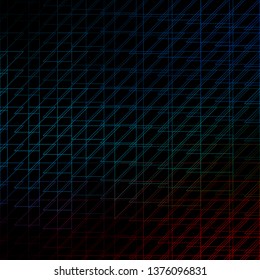 Dark Blue, Red vector texture with lines. Gradient abstract design in simple style with sharp lines. Smart design for your promotions.