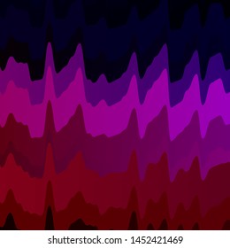 Dark Blue, Red vector texture with curves. Abstract illustration with gradient bows. Pattern for busines booklets, leaflets