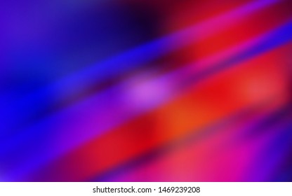Dark Blue, Red vector texture with colored lines. Colorful shining illustration with lines on abstract template. Best design for your ad, poster, banner.