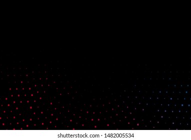 Dark Blue, Red vector texture in rectangular style. Beautiful illustration with rectangles and squares. Smart design for your business advert.