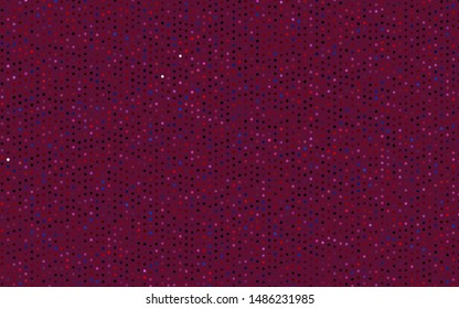 Dark Blue, Red vector texture with disks. Modern abstract illustration with colorful water drops. Pattern for ads, booklets.