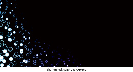 Dark Blue, Red vector texture with circles. Colorful illustration with gradient dots in nature style. Pattern for websites, landing pages.