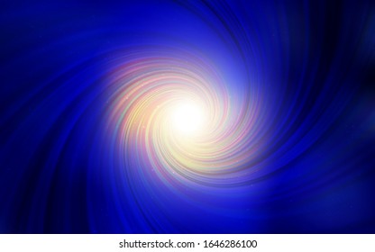 Dark Blue, Red vector texture with milky way stars. Shining illustration with sky stars on abstract template. Pattern for astronomy websites.
