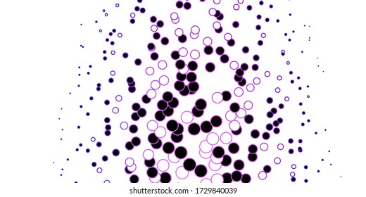 Dark Blue, Red vector texture with circles. Colorful illustration with gradient dots in nature style. Design for posters, banners.