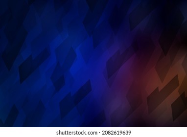 Dunkelblau, rote Vektorstruktur im rechteckigen Stil. Rechtecke auf abstraktem Hintergrund mit buntem Farbverlauf. Das beste Design für Ihre Anzeige, Ihr Poster, Ihr Banner.