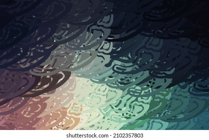 Dark Blue, Red vector texture with abstract poly forms. Modern abstract illustration with colorful random forms. Modern design for your business card.
