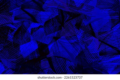 Dark Blue, Red vector texture with abstract forms.