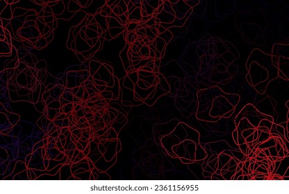 Dark Blue, Red vector texture with abstract forms. Illustration with colorful gradient shapes in abstract style. Simple design for your web site.
