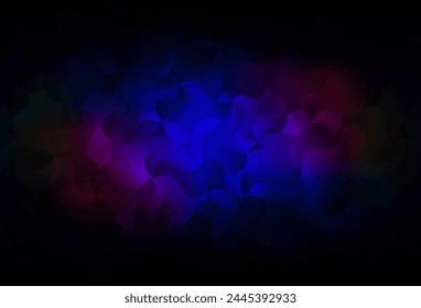 Dark Blue, Red vector texture with wry lines. An elegant bright illustration with gradient lines. Business design for posters, banners.