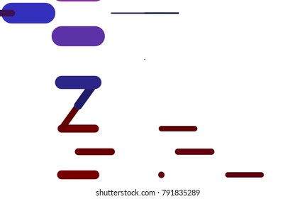 Dark Blue, Red vector texture with colored capsules. Blurred decorative design in simple style with lines. The pattern can be used for websites.