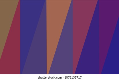 Dark Blue, Red vector triangle mosaic cover. Shining polygonal illustration, which consist of triangles. That new template can be used for your brand book.