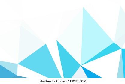 Dark Blue, Red vector triangle mosaic template. Colorful illustration in abstract style with triangles. A new texture for your web site.