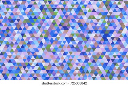 Dark Blue, Red vector triangle mosaic background. Shining illustration, which consist of triangles. The completely new template can be used for your brand book.