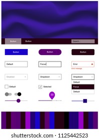 Dark Blue, Red vector wireframe kit with abstract circles. Elegant bright illustration with gradient  in memphis style. This template you can use for websites.