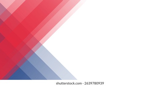 Dark blue, red and white Abstract triangle on white and dark blue background. A4 size book cover template for annual report, magazine, booklet, proposal, portfolio, brochure, poster