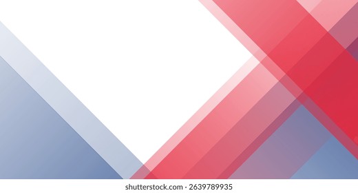 Dark blue, red and white Abstract triangle on white and dark blue background. A4 size book cover template for annual report, magazine, booklet, proposal, portfolio, brochure, poster