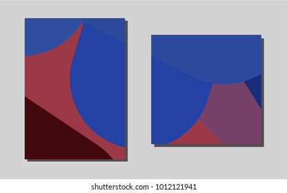 Dark Blue, Redvector banner for websites. Glitter abstract design concept with text box. The pattern can be used for any ad, booklets.
