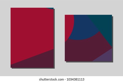 Dark Blue, Redvector banner for websites. Blurred decorative design in abstract style with textbox. Pattern can be used as a template for calendars.
