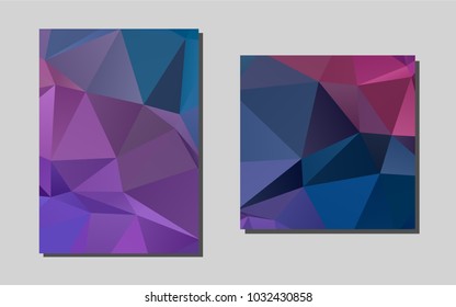 Dark Blue, Redvector brochure for ui, ux design. Web interface on abstract background with colorful gradient. Pattern for ads, leaflets, labels of your business.