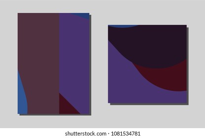 Dark Blue, Redvector template for landing pages. Web interface on abstract background with colorful gradient. Pattern can be used as a template for calendars.