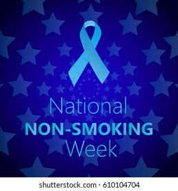 Dark blue ribbon support persons with colon cancer