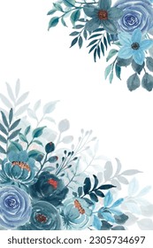 dark blue rose flower background