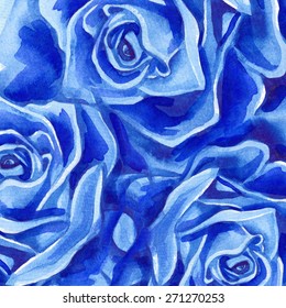 dark blue roses background