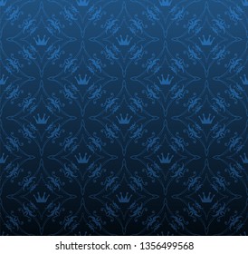 Dark blue royal background for your design, vector graphics