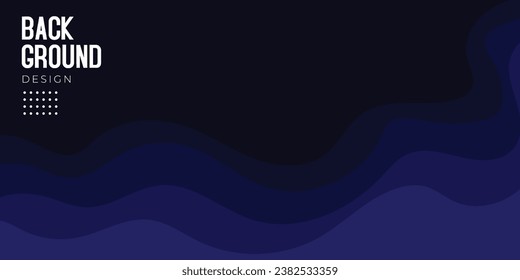 Oscuro Blue Sea Elegant Background Resumen para su elemento de negocio