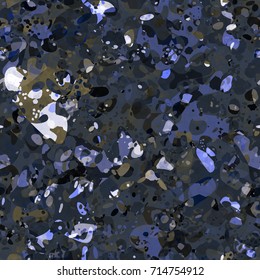 Dark blue seamless pattern. Grunge wall texture.  Abstract vector background for web page, banners, fabric, home decor, wrapping 