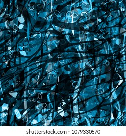 Dark blue seamless texture. Abstract vector background for web page, banners backdrop, fabric, home decor, wrapping