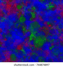 Dark blue seamless texture with green and purple inclusion. Abstract vector background for web page, banners backdrop, fabric, home decor, wrapping