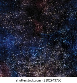 Dark blue shiny starry night wallpaper