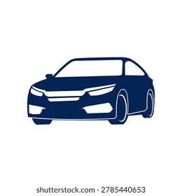 The dark blue silhouette car logo is really cool, you know.