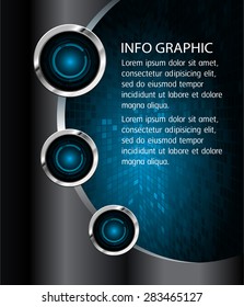 dark blue silver black Web Design Website Elements Template for graphic internet. text box. label. infographics. metal. card. pixel. Metals, alloys, steel, aluminum. button