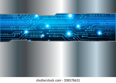 dark blue silver Light Abstract Technology background for computer graphic website internet business. circuit. illustration. infographics. binary code background. www. vector. text box label card