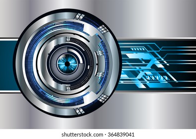 dark blue silver Light Abstract Technology background for computer graphic website internet and business. circuit. illustration.digital.infographics. binary code. zero one. eye